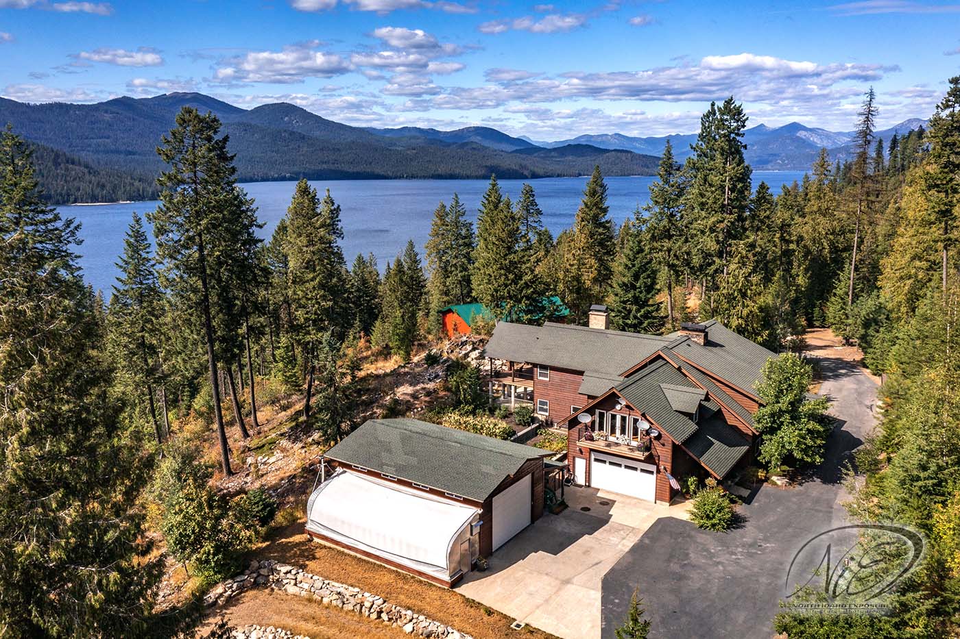 NIE - Aerial Priest Lake Home